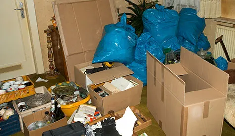 Wohnungsauflösung Wohnung voller Müll