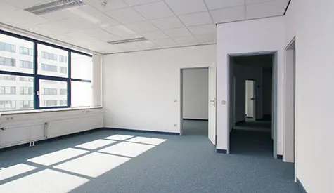 Büro Berliner Büro leergeräumt