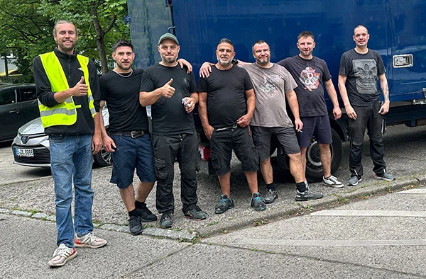 Unser Team Das Team für Wohnungsauflösungen und Entrümpelungen in Berlin.